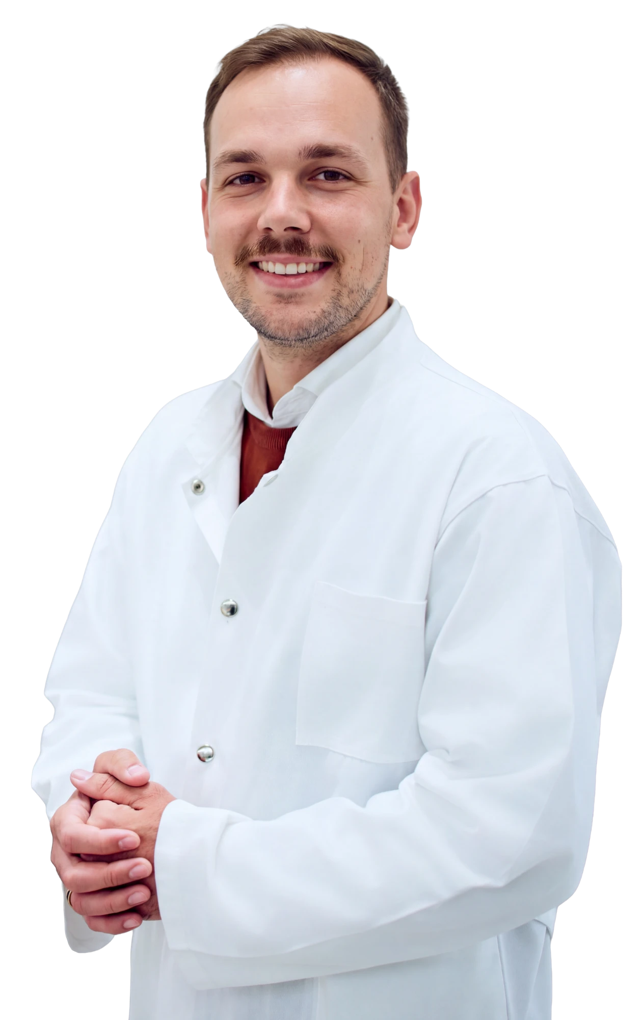 Jannik Wurthmann im Apothekerkittel